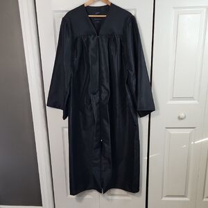 Jostens Black Graduation Gown 5' 10"- 6' BDG Collection Senior College School